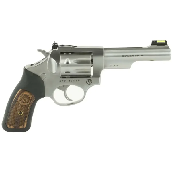 23872-14159908.webp RUGER SP101 22LR REVOLVER 4-1/5" SATIN STAINLESS 8RD