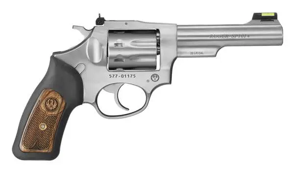 23872-14254030.webp RUGER SP101 22LR REVOLVER 4-1/5" SATIN STAINLESS 8RD