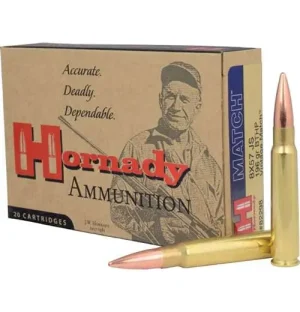 24081-14252250.webp HORNADY VINTAGE MATCH 8X57 196G BTHP 20RD BX 200RD CASE