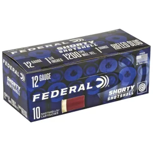 FEDERAL 12GA 1 3/4"  RIFLED SLUG SHORTY SHOTSHELL  10 RD/BX 10 BX/CS