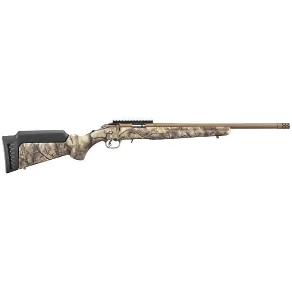 291352-14160055.webp RUGER AMERICAN RIMFIRE FULL SIZE 22LR RFL BB/GO WILD CAMO 18" T.B. 9+1