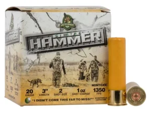 292505-14259088.webp HEVI-SHOT HEVI-HAMMER 20GA 3IN 1OZ #2 25 RD/BX 10 BX/CS