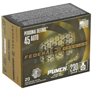 348761-14138289.webp FEDERAL 45 AUTO 230GR PUNCH JHP 20 RD/BX 10 BX/CS