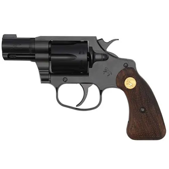 352027-14229602.webp COLT NIGHT COBRA SPECIAL REVOLVER 38 SPL+P 2" BLACK PVD 6RD WOOD MEDALLION