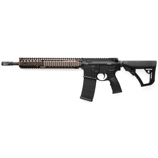 353270-14135459.webp DANIEL DEFENSE M4A1 5.56MM RIFLE RIS II Rail FDE 14.5"PW CALI COMP 1-10RD MAG