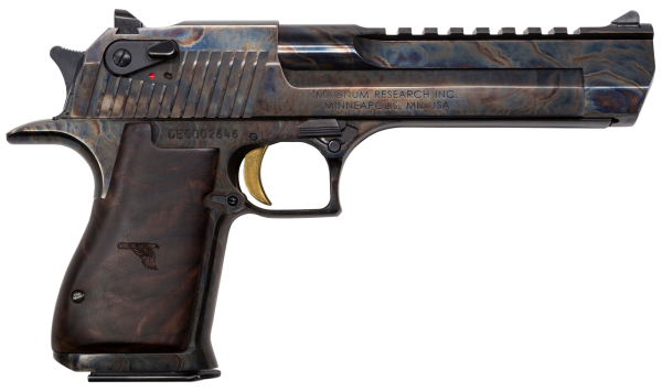 44591__03154.1769182831.1280.1280.png Magnum Research DE50CH Desert Eagle Mark XIX 50 AE 6" 7+1 Case Hardened/Walnut
