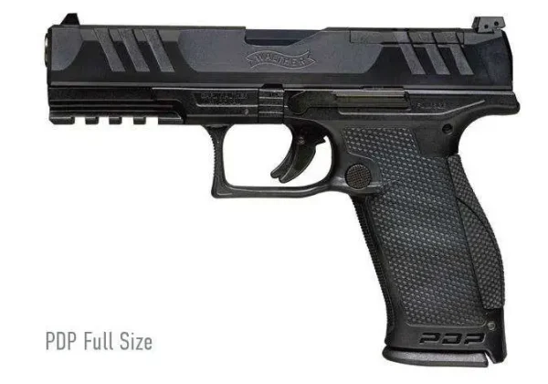 507375-14258993.webp WALTHER PDP 9MM FULL SIZE 4.5" PSTL BLACK O.R. 2-18RD MAGS