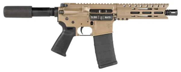 DIAMONDBK DB15 PISTOL 5.56 7" FDE