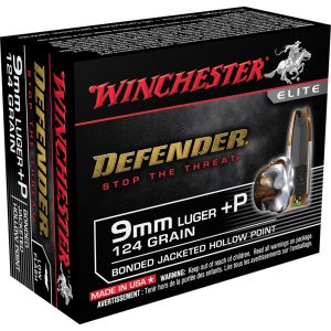 702246_1.jpg Winchester Defender Pistol Ammo 9mm Luger 124 gr. Bonded Jacket HP 20 rd.