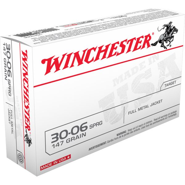 707530_1.jpg Winchester USA Rifle Ammo 30-06 Sprg. 147 gr. FMJ 20 rd.