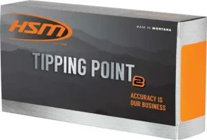 HSM AMMUNITION 243 WIN 95GR TIPPING POINT 20RD BOX 25 BOXES PER CASE