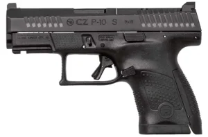 771601-14262450.webp CZ P-10 S OPTIC READY 9MM PISTOL BLACK FIXED SIGHTS, REVERSE MAG CATCH 2-10RD MAGS