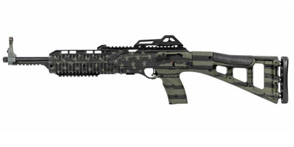 995TSFLGOD__81216.1668705852.1280.1280.jpg Hi-Point 995TSFLGOD 9mm Carbine 16.5" 10+1 Grand Union Flag/OD Green