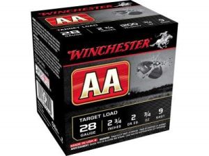 AA289CASE-2__89603__85757.1541607538.1280.1280.jpg Winchester 28 Gauge Ammunition AA Target AA289 2-3/4" 3/4oz #9 Shot 250 rounds