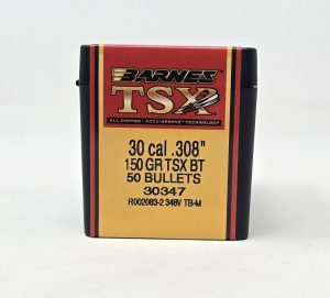 B30347__94696.1737053655.1280.1280.jpg Barnes 30 Cal (.308 Dia) Reloading Bullets Copper TSX B30347 150 Grain Boat Tail Hollow Point 50 Pieces