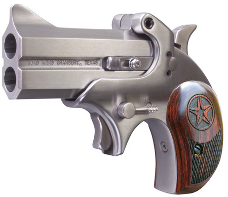 BACD-357MAG__75779.1651244639.1280.1280.jpg Bond Arms BACD-357MAG Cowboy Defender .357 Mag/.38 SPL 3" Rosewood/Stainless Steel