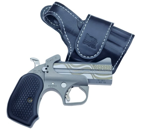BARWXL-FLGP__32038.1734547673.1280.1280.jpg Bond Arms Rowdy XL Flag BARWXL-FLGP .45LC/.410 3.5" Stainless/Engraved American Flag Extended B6 Resin Grips