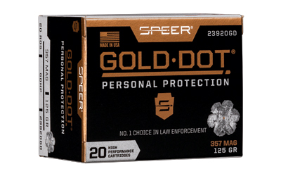 CCI23920GD_1.jpg SPR GOLD DOT 357MAG 125GR HP 20/200