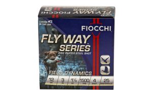 F123ST4_1.jpg FIOCCHI 12GA #4 FLYWAY STEEL 25/250