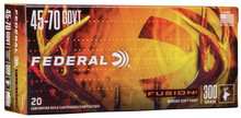 F4570FS1__68300.1596640021.220.290__53879.1668102516.1280.1280.jpg Federal 45-70 Gov't Ammunition F4570FS1 300 Grain Fusion Soft Point 20 Rounds