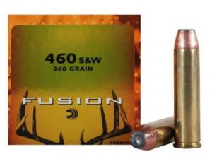 F460FS1-2__16924__63249.1541607550.1280.1280.jpg Federal 460 S&W Ammunition Fusion F460FS1 260 Grain Jacketed Hollow Point 20 rounds