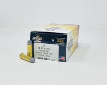 FAC38-5-N__83344.1606932315.220.290__62379.1667221523.1280.1280.jpg Armscor 38 Special Ammunition FAC38-5-N 158 Grain Lead Round Nose Flat Point 50 Rounds