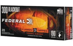 FED FUSION TIP 300BLK 190GR 20/200