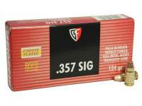 FI357SIGAP-2__50271__03381.1541607659.1280.1280.jpg Fiocchi 357 Sig Ammunition FI357SIGAP 124 Grain Full Metal Jacket TC 50 Rounds