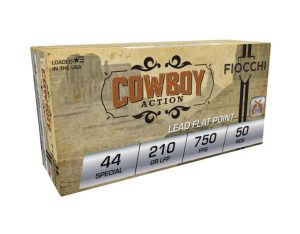 FI44SCA__48387.1695046842.1280.1280.jpg Fiocchi 44 Special Cowboy Action Ammunition FI44SCA 210 Grain Lead Round Nose Flat Point 50 rounds
