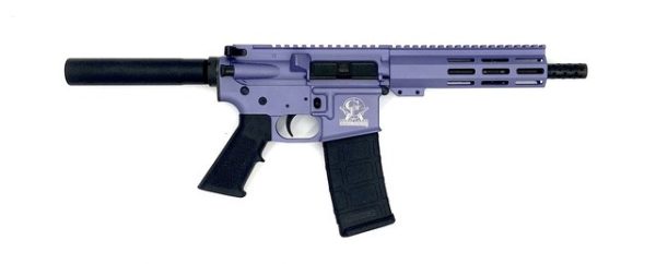 GL15223PORC__21369.1649864595.1280.1280.jpg Great Lakes Firearms 223 Wylde GL15223PORC AR-Pistol 7.5" 1:8" Nitride Barrel Wild Orchid Cerakote