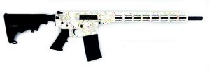 GL15223SWHT__80674.1653402113.1280.1280.jpg Great Lakes Firearms 223 Wylde GL15223SWHT Saved By The Splatter AR-15 16" 1:8" Nitride Barrel White & Multi-Colored Splatter Cerakote