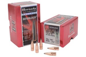 H3120__47534.1701196081.1280.1280.jpg Hornady 303 Cal (.312 Dia) Reloading Bullets H3120 150 Grain Interlock Soft Point 100 Pieces
