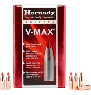 Hornady_Reloading-_V-Max_Stock__06593.1699380426.1280.1280.jpg Hornady 6.5mm (.264 Dia) Reloading Bullets H22601 95 Gain V-Max 100 Pieces