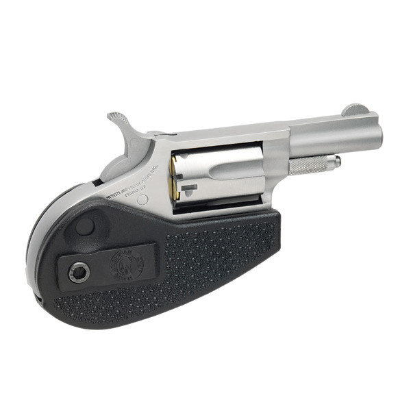 NAA-22LLR-HG__73339.1720551608.1280.1280.jpg North American Arms NAA-22LLR-HG Mini Revolver .22LR 5 Rounds 1.63" SAO Stainless/Holster Grip