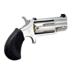 NAA-PUG-D__08525.1720550640.1280.1280.jpg North American Arms NAA-PUG-D Mini Revolver .22WMR 5 Rounds 1" SAO Stainless/Rubber