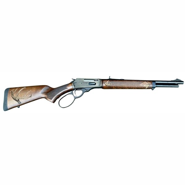 OPP0108_1.jpg Rossi R95 Trapper Deer Edition Rifle 45-70 Govt. 16.5 in. Engraved Rec & Stock 5 rd. BL