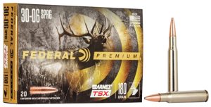 P3006AE__84405__67811.1575321503.1280.1280.jpg Federal 30-06 Ammunition P3006AE 180 Grain Barnes Triple-Shock X Hollow Point 20 Rounds