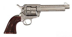 PP411LNBB__49997.1722974495.1280.1280.jpg Cimarron PP411LNBB Buffalo Bill Cody Wild West 5.5" .45LC 6 Rounds Engraved Nickel/Walnut
