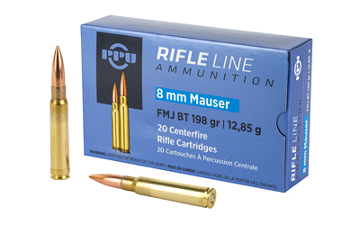 PPUPP8F_1.jpg PPU 8MM MAUSER FMJ 198GR 20/200