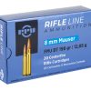 PPUPP8F_2.jpg PPU 8MM MAUSER FMJ 198GR 20/200