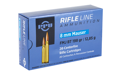 PPUPP8F_2.jpg PPU 8MM MAUSER FMJ 198GR 20/200