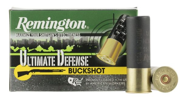 R12HB00HD__25144.1586981485.1280.1280__35533.1643310735.1280.1280.jpg Remington 12 Gauge Ammunition R12HB00HD Ultimate Defense 3" 15 Pellets 00 Buck 5 Rounds