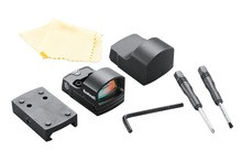 RXS1002__72855.1651257625.220.290__83698.1651497095.1280.1280.jpg Bushnell Electro Optics Reflex Red Dot Sight RXS100 1X Magnification 4 MOA Dot Reticle Black