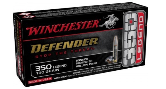 S350PDB__30853.1626888578.1280.1280__82868.1626888730.1280.1280.jpg Winchester Defender 350 Legend Ammunition S350PDB 160 Grain Bonded Hollow Point 20 Rounds