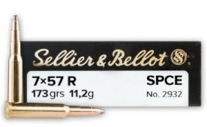 SB757RA__51122.1590675096.1280.1280__45204.1660064294.1280.1280.jpg Sellier & Bellot 7mm x 57 Rimmed Ammunition SB757RA 173 Grain Soft Point Cutting Edge 20 Rounds