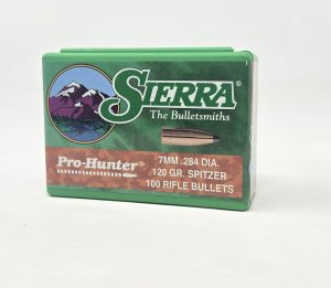 SRAA1900__33057.1741277854.1280.1280.jpg Sierra 7mm (.284 Dia) Reloading Bullets Pro Hunter SRAA1900 120 Grain Spitzer Soft Point 100 Pieces