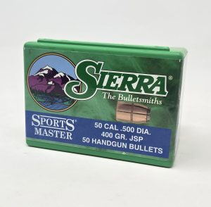 Sierra 50 Cal (.500 Dia) Reloading Bullets Sports Master SRAA5400 400 Grain Jacketed Soft Point 50 Pieces