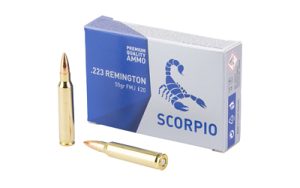 STVS223055F_1.jpg SCORPIO AMMO 223REM 55GR FMJ 20/1000