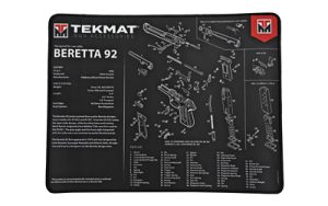 TEKMAT ULTRA PSTL MAT BERETTA 92 BLK