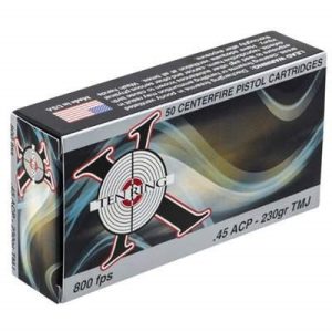 TR45ACP230FMJ-2__18840__31172.1541607542.1280.1280.jpg Ten Ring 45 Auto Ammunition 230 Grain Total Metal Jacket 50 rounds